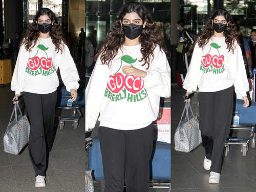 Here's why Khushi Kapoor's cherry print sweatshirt costs just a