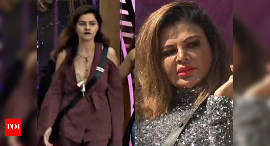 Bigg boss 14: rubina dilaik loses her calm after rakhi sawant calls abhinav shukla 'tharki'; she screams, 'i will slap her and walk out' - times of in