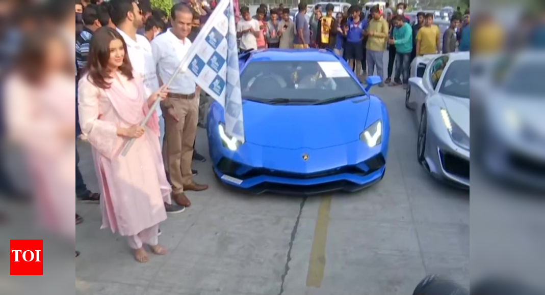 Hyderabad: Super car rally organised for cancer awareness - The Times ...