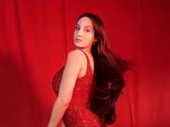 10 photos that prove Nora Fatehi loves red