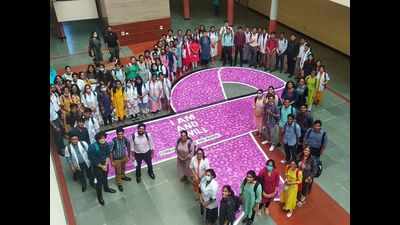 Manipal: 3D ribbon image unveiled to mark World Cancer Day