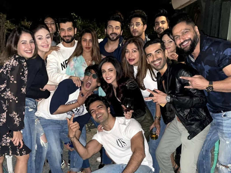 Naagin 5 S Grand Farewell Bash With Surbhi Chandna Mohit Sehgal Sharad Malhotra And Others Times Of India