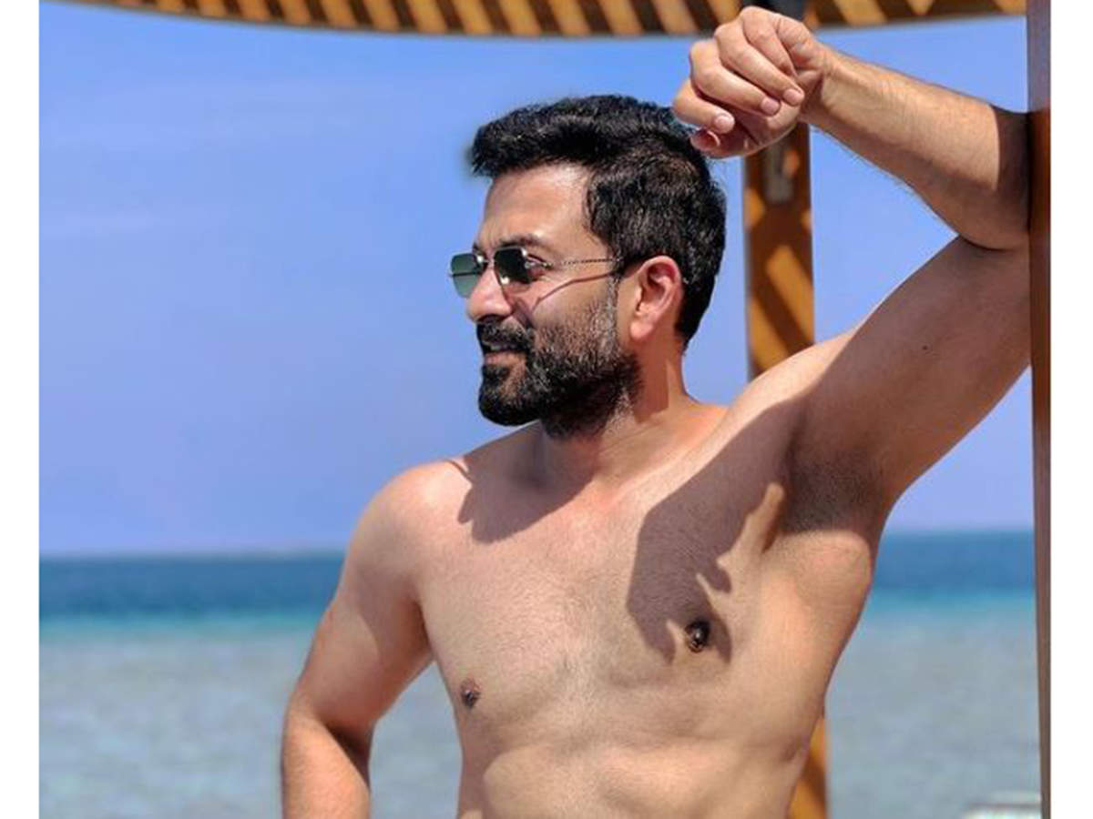 Prithviraj S Shirtless Pic From Maldives Vacay Is Too Hot To Handle Malayalam Movie News Times Of India