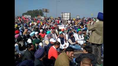 Punjab, Haryana farmers jointly block roads, stand united against Centre’s three farm laws
