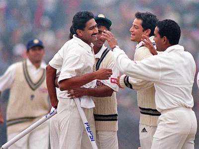 On this day: Anil Kumble registers &#39;Perfect 10&#39; against Pakistan in 1999 | Cricket News - Times of India