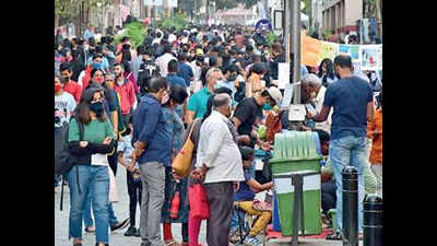 Bengaluru: Church Street traders say weekend fortunes have seen turnaround