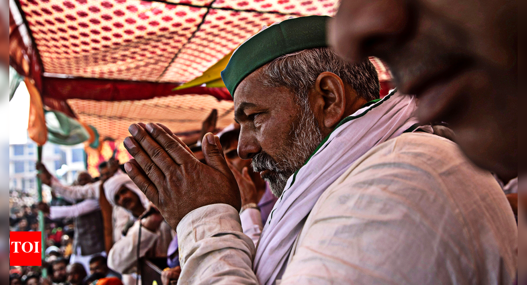 The chequered rise of Rakesh Tikait India News Times of India