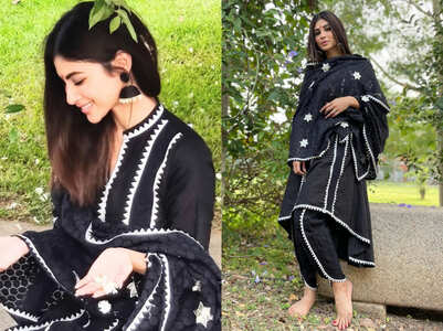 Mouni Roy's black kurta set is gorgeous