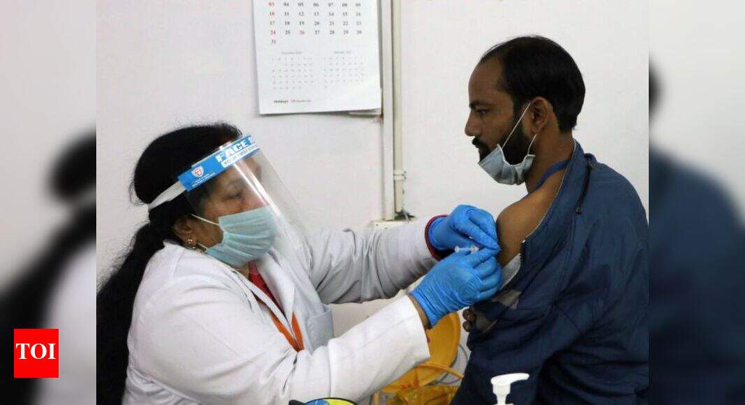 India No. 3 in world as 58L health, frontline workers get vaccinated - Times of India