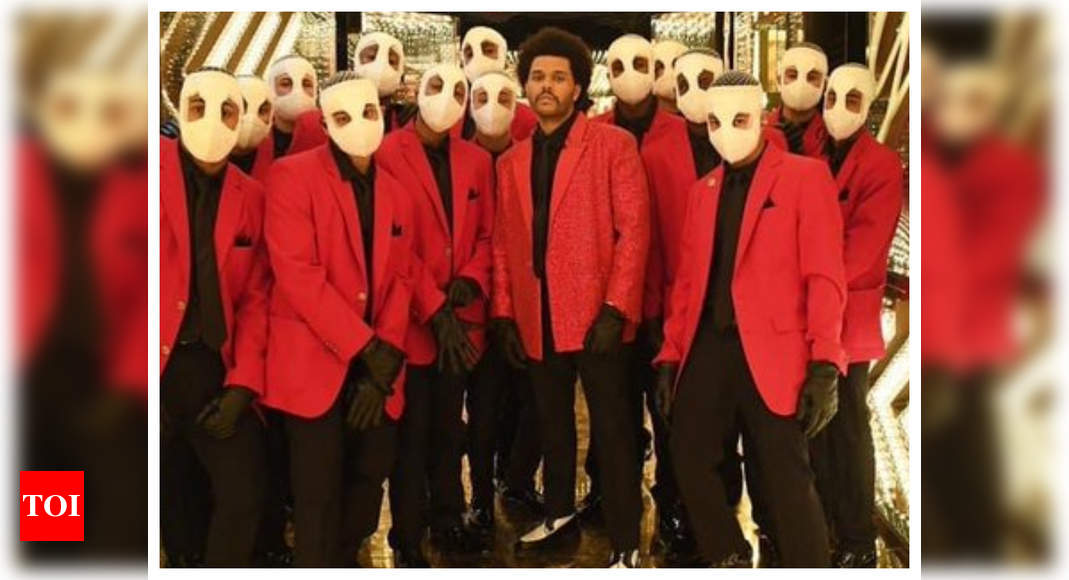 Here's why the Weeknd's backup dancers wore bandages during Super Bowl  halftime show