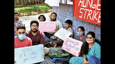 University of Hyderabad students back farmers’ protest