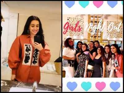 Shraddha Kapoor stuns in an oversized shirt as she enjoys a chill night out with her girl squad