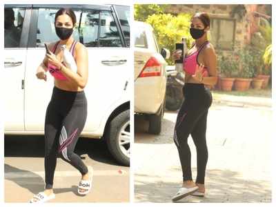 Photos: Malaika Arora stuns in trendy athleisure as she gets snapped  outside her yoga class