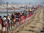 Devotees throng Magh Mela in Prayagraj