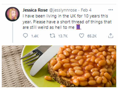 Woman makes fun of British food trends; Tweet goes viral