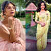 Priyanka Chopra Yellow Net Saree – Sulbha Fashions
