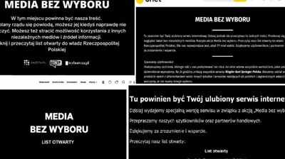 Media blackout in Poland to protest new ad tax