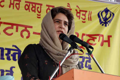 Cong will scrap farm laws if it comes to power: Priyanka Gandhi