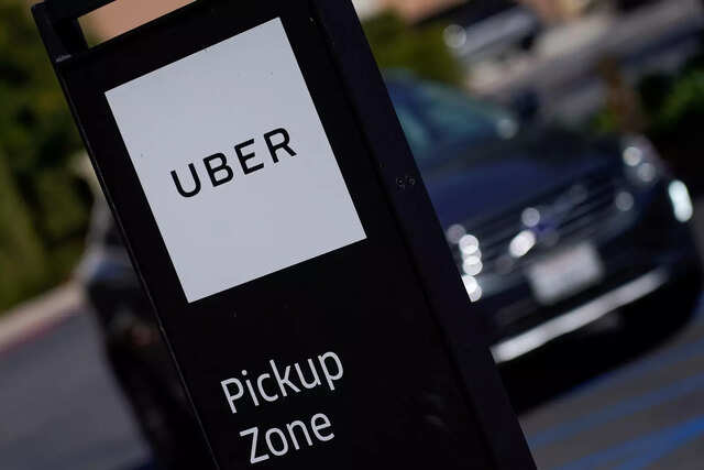 An Uber pick-up location is pictured in San Diego, California, September 30, 2019. REUTERS/Mike Blake/File Photo GLOBAL BUSINESS WEEK AHEAD An Uber pick-up location is pictured in San Diego, California, September 30, 2019. REUTERS/Mike Blake/File Photo GLOBAL BUSINESS WEEK AHEAD