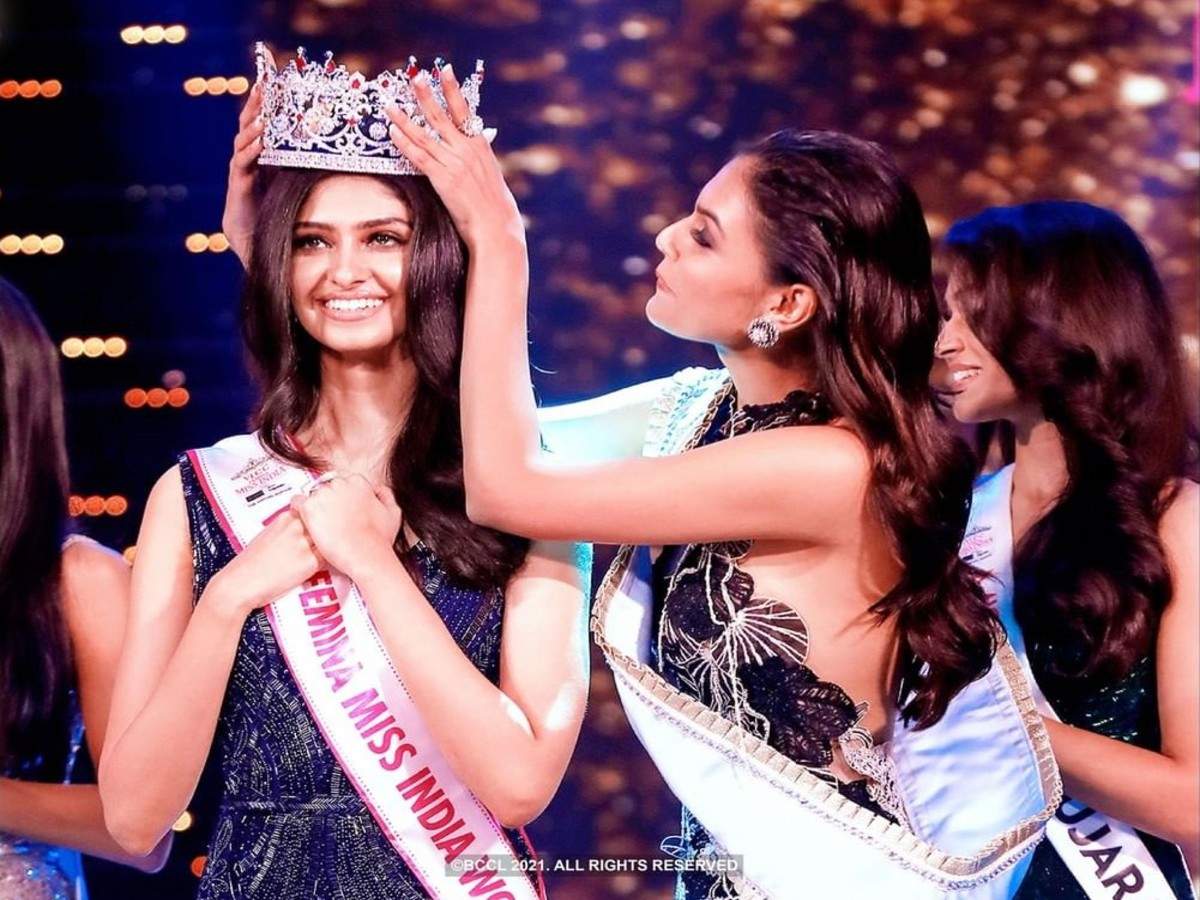 Manasa Varanasi - VLCC Femina Miss India World 2020: Crowning Moment