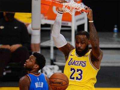 LEBRON JAMES AND THE LOS ANGELES LAKERS LEAD NBA'S MOST POPULAR