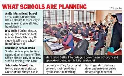 Noida: Private schools to reopen 6-8, in hybrid mode