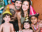 Fun-filled pictures from Sunny Leone’s sons’ birthday celebration