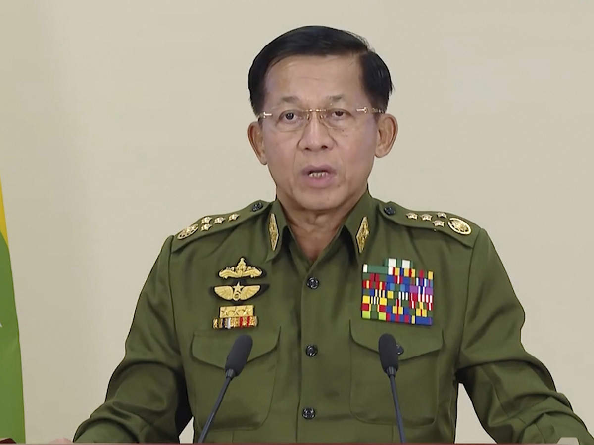 Myanmar Coup Leader Join Hands With Army For Democracy Times Of India