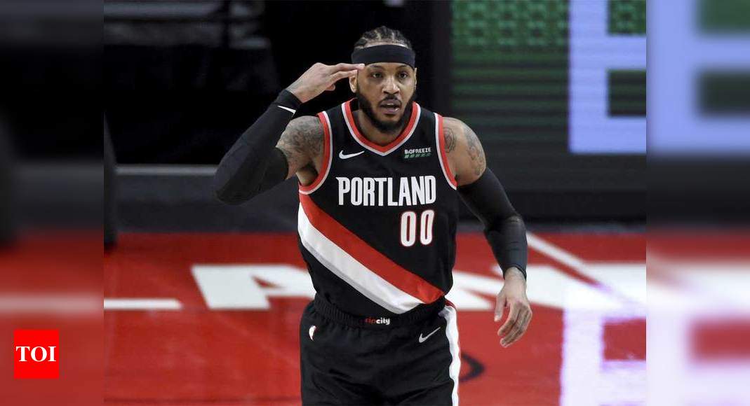 Carmelo Anthony happy to be back after making making Portland debut, NBA  News
