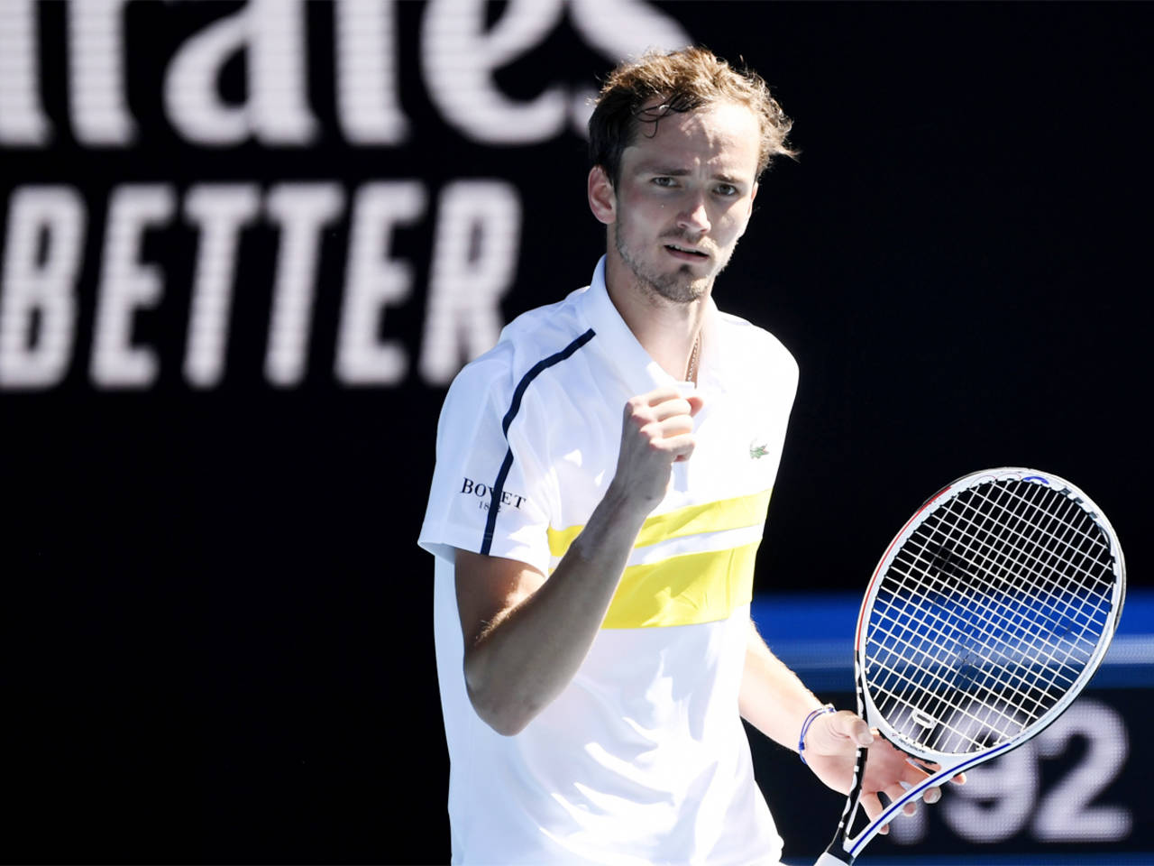 Australian Open Daniil Medvedev survives Filip Krajinovic test to reach last 16 Tennis News