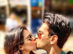 Aditya Narayan & wife Shweta wish each other on 'Kiss Day' with this lovely picture