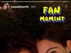 Pic: Sara has her 'fan moment' with Vijay