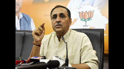Gujarat CM Vijay Rupani collapses on stage due to fatigue