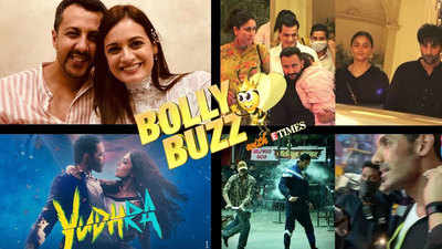 Bolly Buzz: Dia-Vaibhav's wedding; Ranbir-Alia at Randhir Kapoor's bash; Siddhant-Malavika's teaser