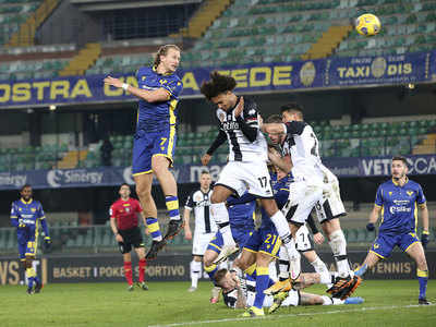 Antonin Barak scores Verona's 1,000th top flight goal in Calcio win