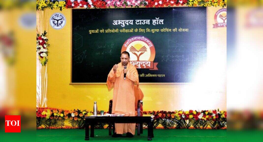 Uttar Pradesh CM Yogi Adityanath urges students to work hard for their ...