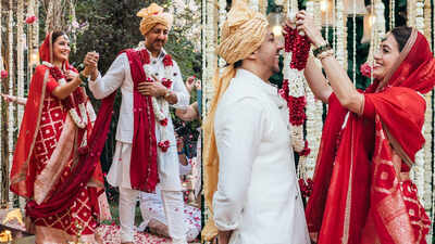 Dia Mirza shares first pictures from her wedding with Vaibhav Rekhi, writes 'may the miracle of love continue to unfold all around us'