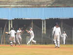 Team Daru XI and Pune XI in action