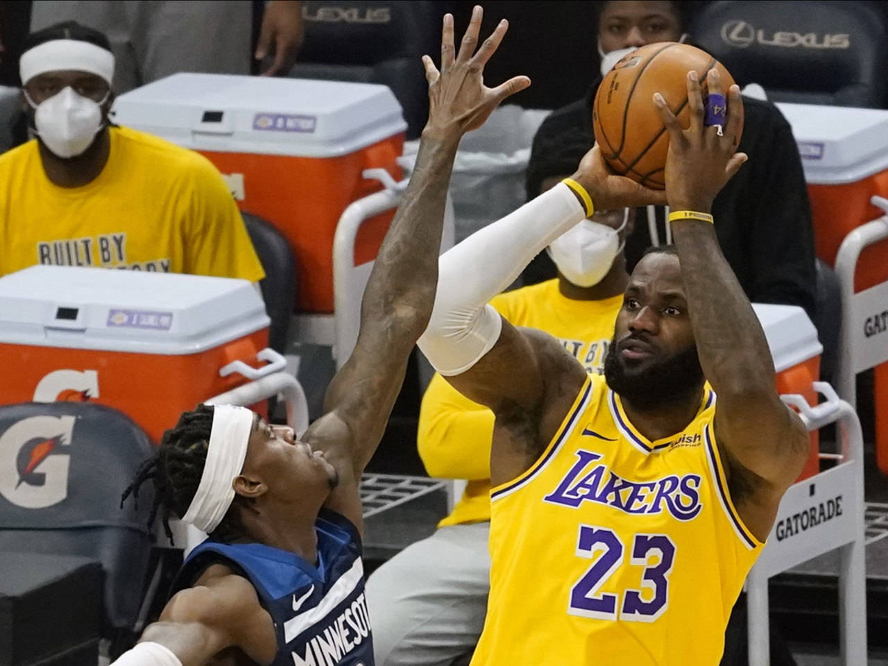 LeBron James leads Los Angeles Lakers past Minnesota Timberwolves for NBA  playoff spot 