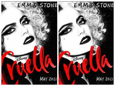 Emma Stone embraces her dark side in first 'Cruella' poster