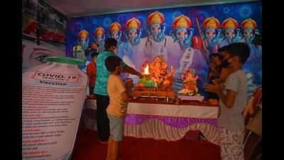 Maghi Ganesh mandals craft large, beautiful idols as devotee footfalls resume