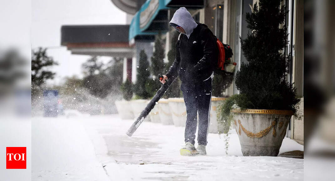 Power outages linger for millions in US as another icy storm looms ...