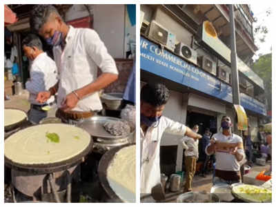 The viral video of flying dosa is breaking the internet