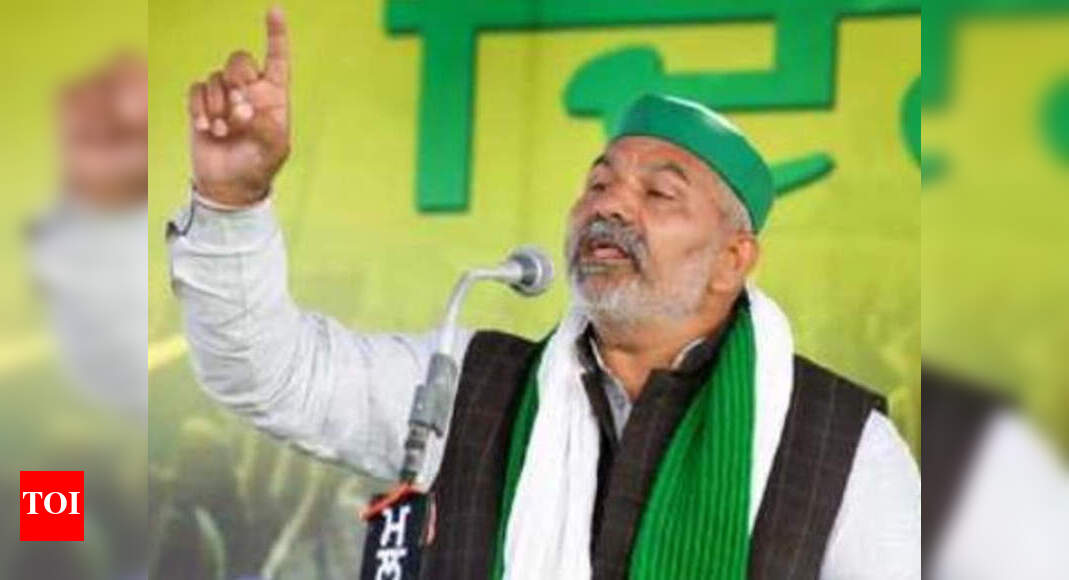 Be ready to sacrifice your standing crop: Tikait to farmers - Times of India