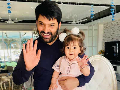 Kapil Sharma drops a picture with his cute daughter Anayra; her wave is winning hearts