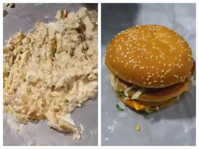Ice cream made with McDonald’s burger is the weirdest thing you can see on internet