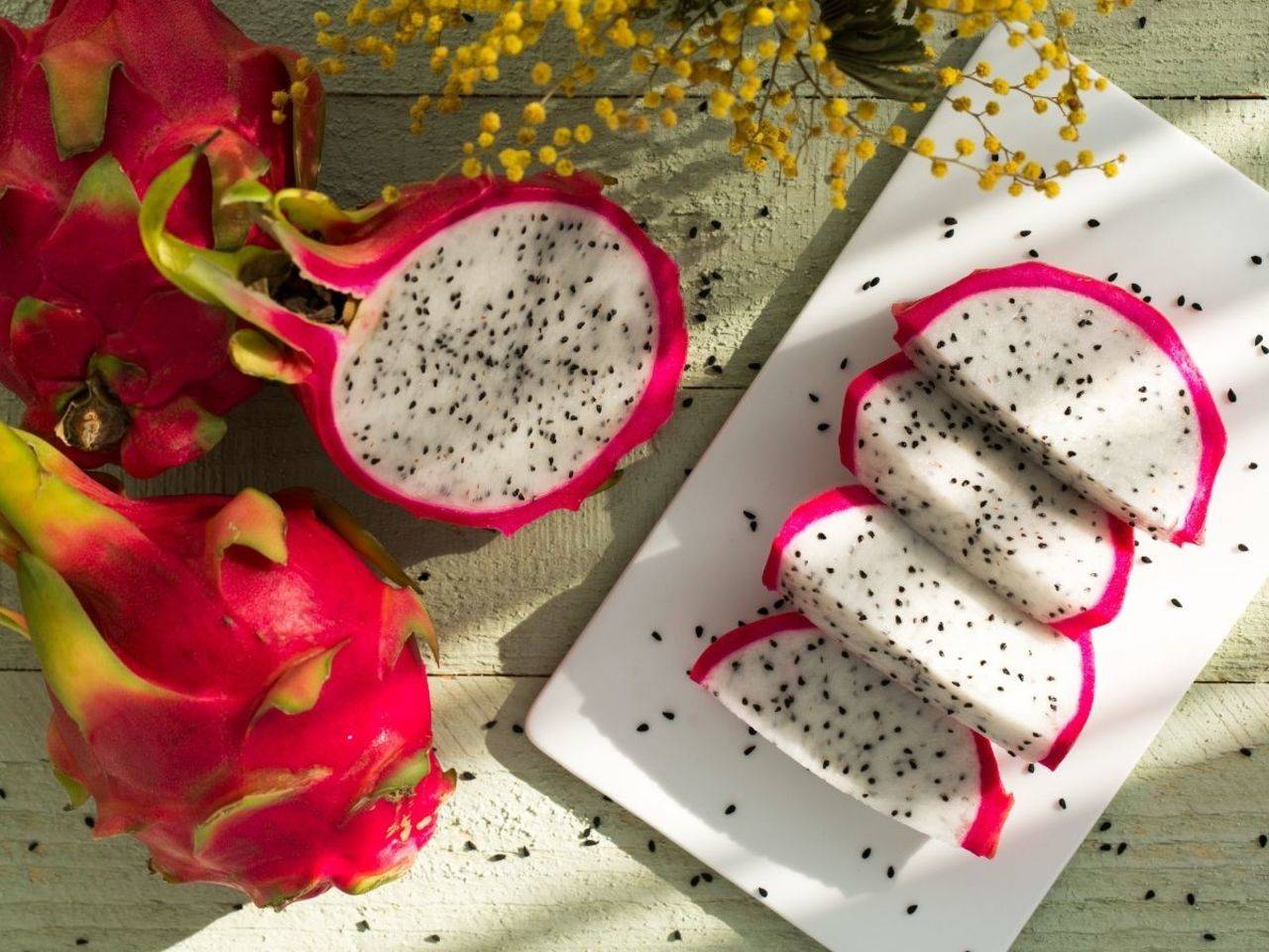 Red Dragon Fruit White Flesh  Red Pitahaya Box - Tropical Fruit Box