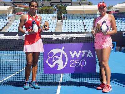 Ankita lifts maiden WTA doubles trophy, breaks into top-100