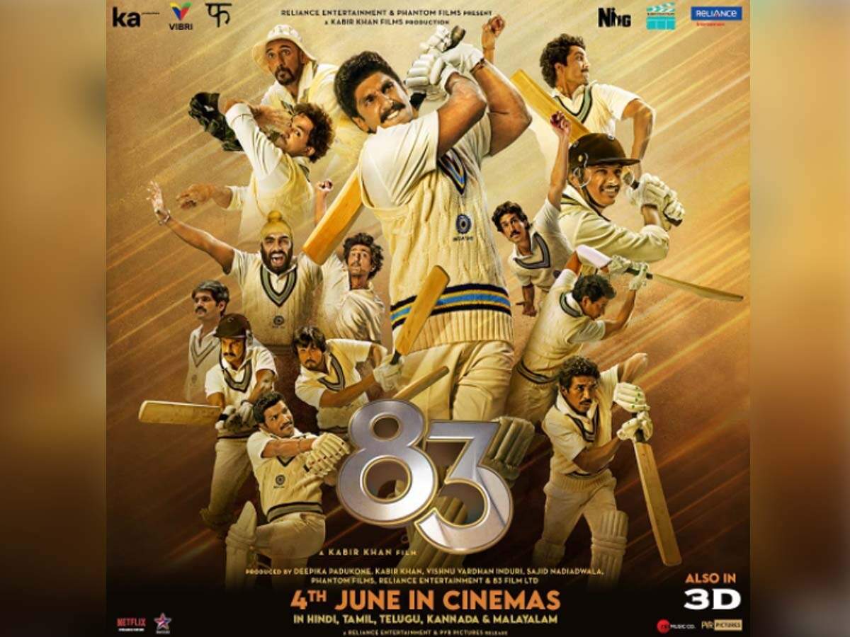 Ranveer Singh-starrer cricket drama &#39;83&#39; to release in June | Hindi Movie  News - Times of India
