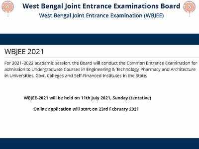 Wbjee 2021 store application form date